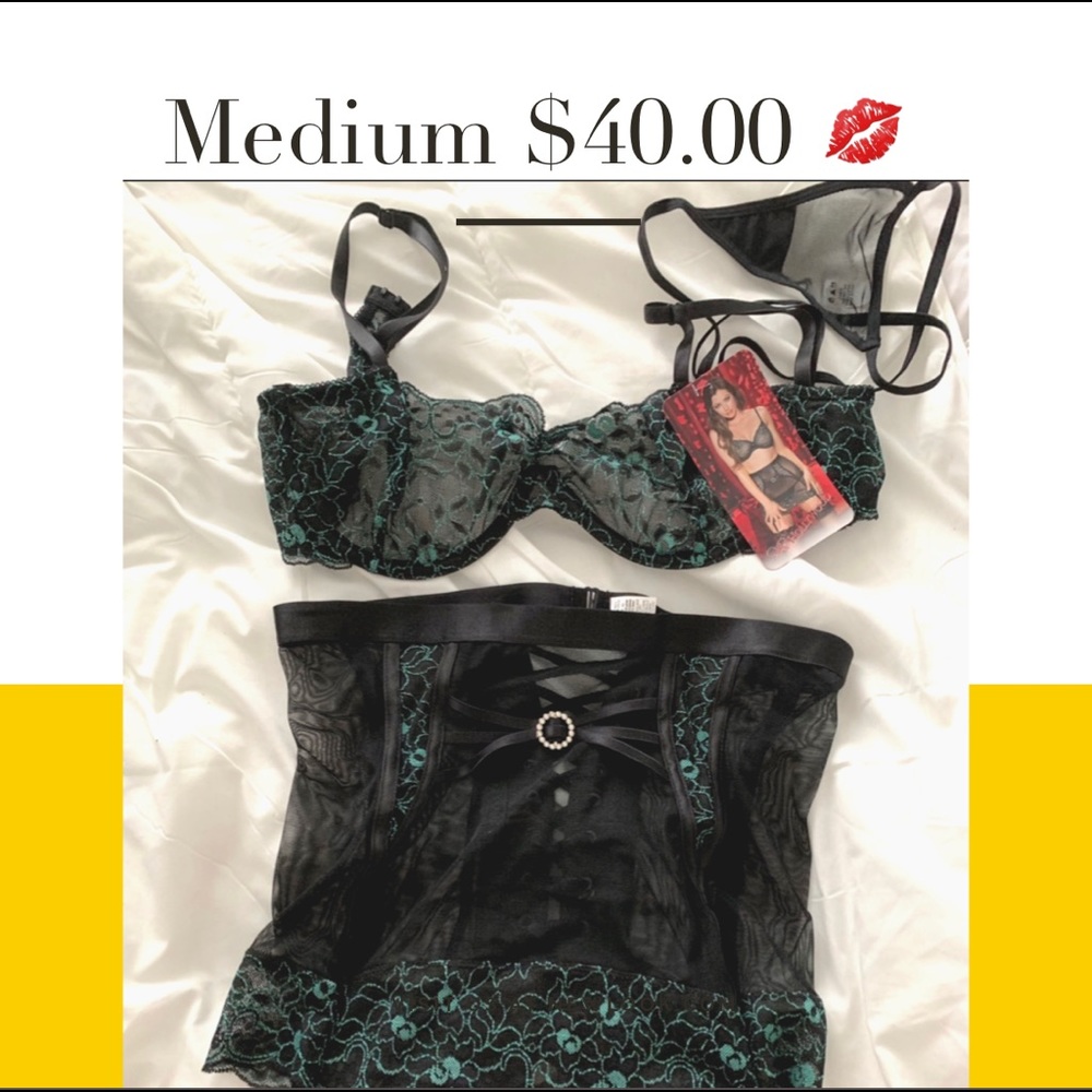 Three piece lingerie set